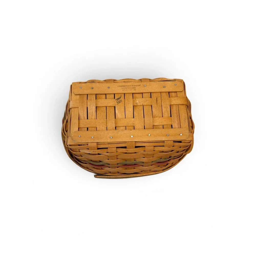 Longaberger Handwoven Basket Set 1998 2001 Liners Protectors Square Oval Lot